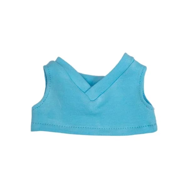 20 cm Dukke Klær Bluse med V-hals bunn 7 7 7