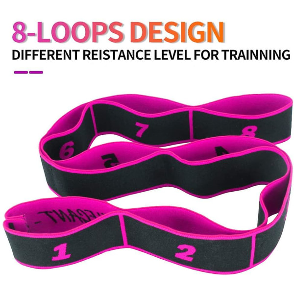 Träningsband 15-20 kg Stretch Elastiska Stretch Latin Band Fitness