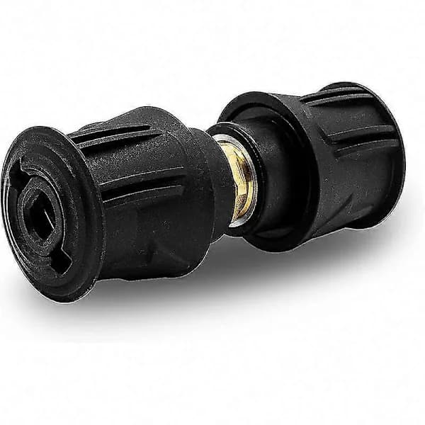 [PL】Karcher Högtryckstvätt Snabbkopplingsadapter - Dubbelhuvud Slangkoppling (2-pack)