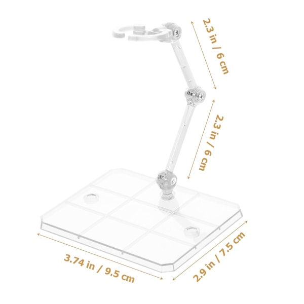 4 stk. Action Figur Stativ Action Figur Displayholder Justerbar Dukkemodelstøtte