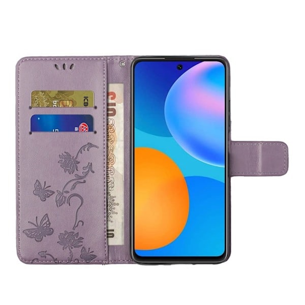 Samsung Galaxy A52 / A52s - Skal Med Tryck - Lila Purple Lila