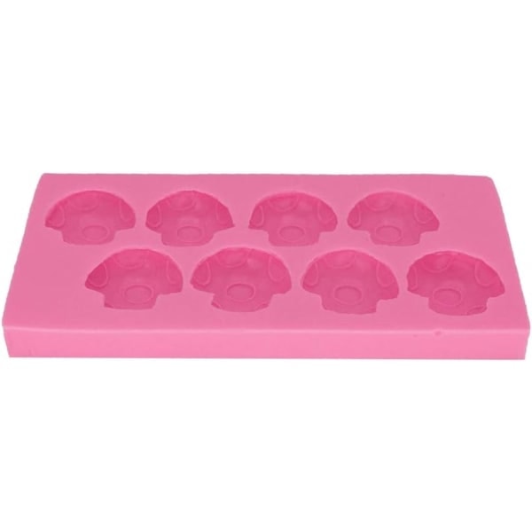 3D Svampform Grönsak Nyckelring Silikonform DIY Godis Dessert Tuggummipasta Choklad Fudgeform Pudding Cupcake