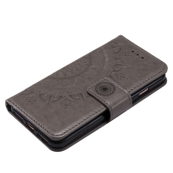 iPhone 7/8/SE (2020/2022) - Mandala Pung Etui - Grå Grey Grå