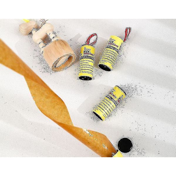 16 stk. Sticky Fly Roll, Sticky Insect Sticky, Fly Board Fly Sticker, Fly Sticky Mosquito Paper Sticky Greenhouse Vegetable Orchard Fly Sticker