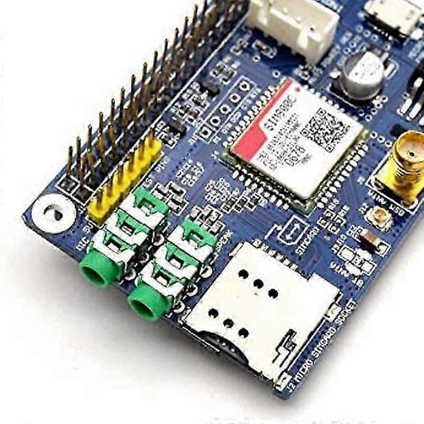 SIM800C GSM GPRS Modul Quad-Band Udviklingskort med SMA Antenne Micro-SIM Kortplads til