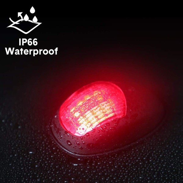 LED-veneen navigointivalot, veneen keulavalot, merenkulkuun tarkoitettu veneen navigointilamppu. Täydellinen ponttonille, Skeeterille, moottoriveneelle ja skiffille