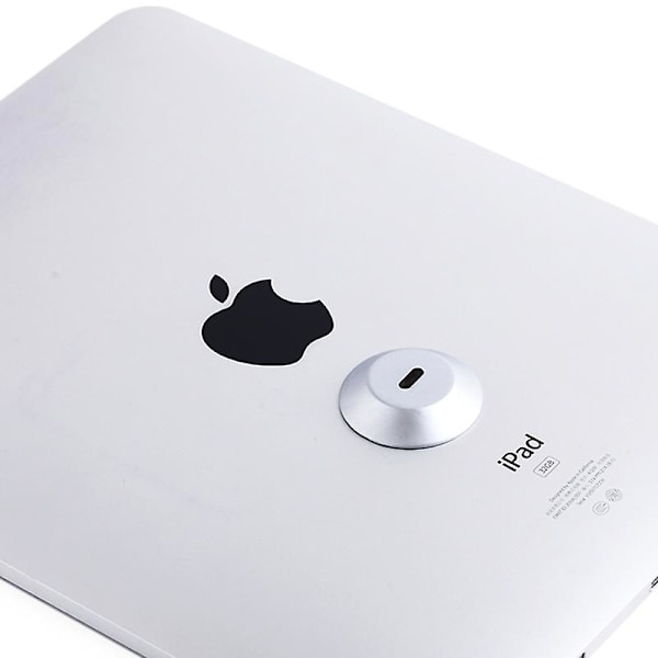 2 stk. Laptop Tablet Tyverisikring Rund Lås Nøglehul til IPad Macbook Notebook Sikkerhed, sort+sølv