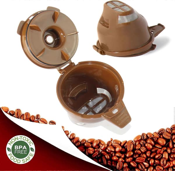 2-pack Bryggkorg Enkel Portion Malet Kaffe För Hamilton FlexBrew Modeller