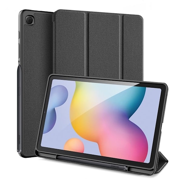 Samsung Galaxy Tab S6 Lite - DUX DUCIS Domo Tri-Fold Cover - Sort Sort Sort