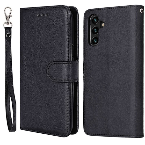 Samsung Galaxy A04s / A13 5G 2in1 Magneetti/Lompakkokotelo Musta