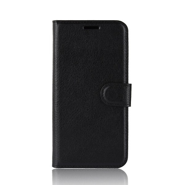 Huawei P30 Pro - Litchi Pung Etui - Sort Black Sort