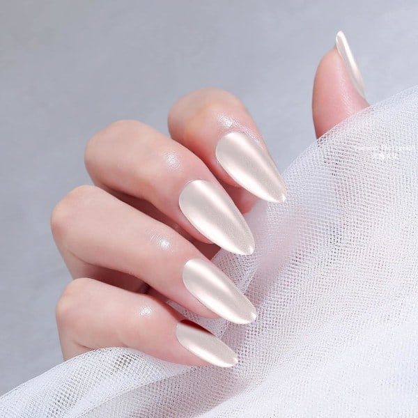 Vitt pärlemorkrom nagelpulver, iriserande aurorapulver metallisk spegeleffekt pigment pärlemorskimrande sjöjungfrupigment pärlglitter dammkit