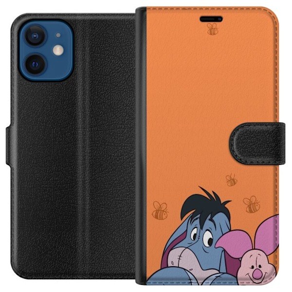 Apple iPhone 12 mini Lompakkokotelo Ihaa ja Nasu, Nalle Puh