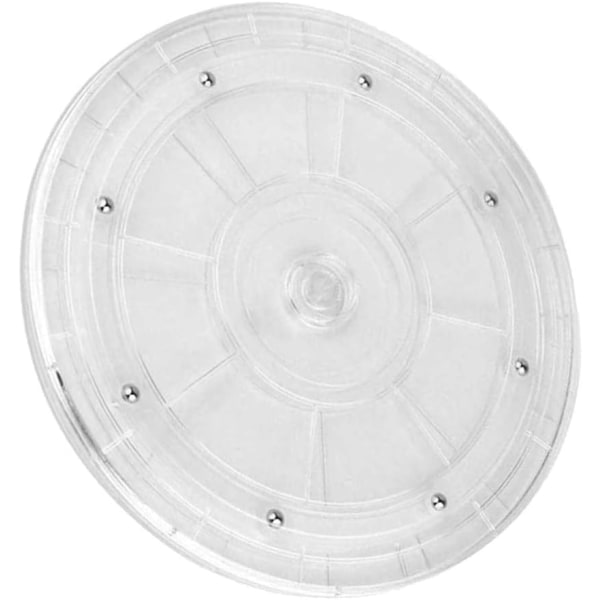 9-tommers drejeskive Lazy Turntable 360 graders plast drejeskive Egnet til placering af frugter Vandflasker Krydderiflasker