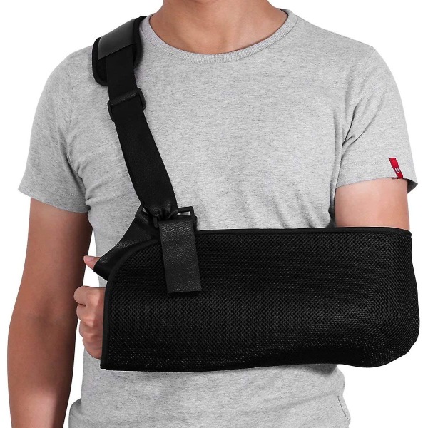 Arm Sling Justerbar Shoulder Immobilizer Handled Armbågsstöd för trasig