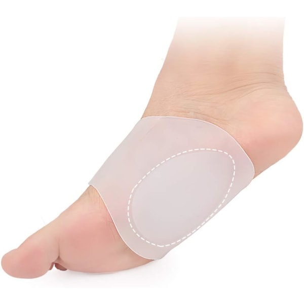 Silikon Arch Support Pads, Gel Shoe Insoles Orthotic for Plantar