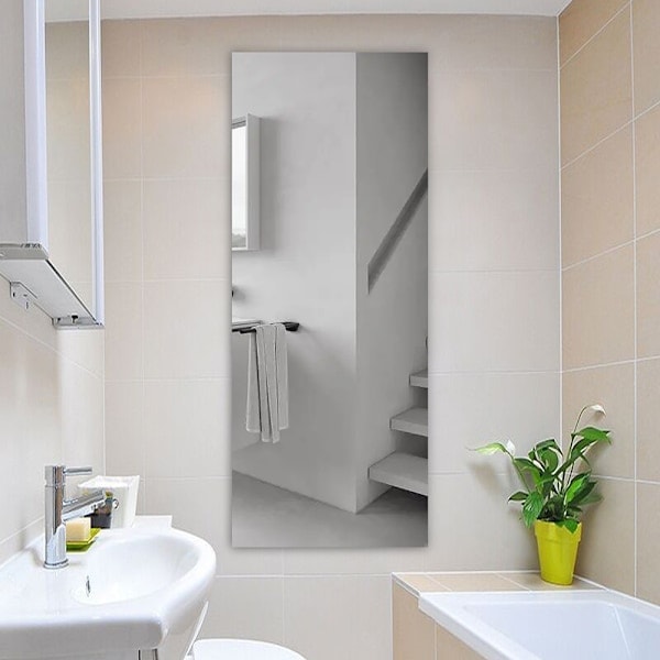 Itseliimautuva peili 40 x 122 cm Joustavat itseliimautuvat peililevyt