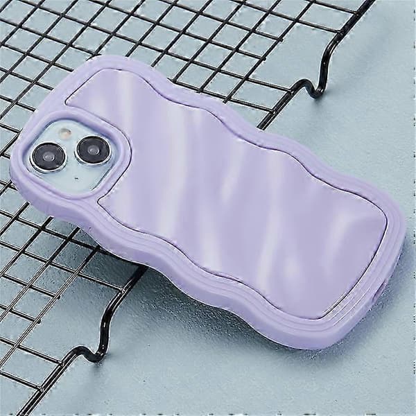 WT Series iPhone 13 Case, Wavy Edge Hard PC + Soft TPU Protective Cover, Slim Phone Case