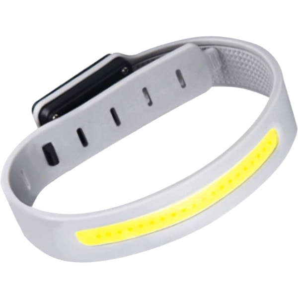 LED-sikkerhetsarmbånd Lysende armbånd 3 moduser Justerbart Oppladbart Vanntett LED-armbånd Sikkerhetslys for løpere for konsert Jogging Camping