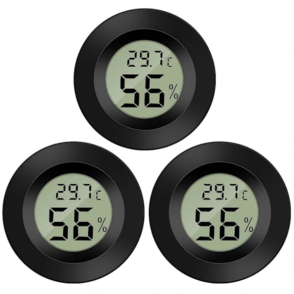 3-paknings hygrometer termometer display【PL】