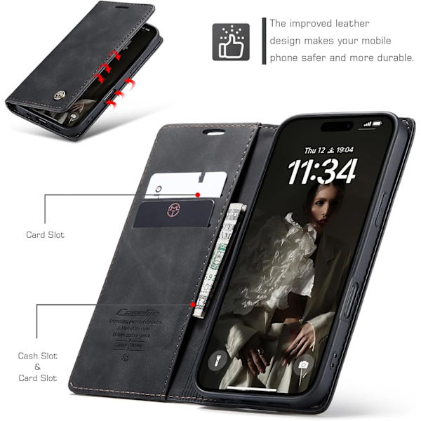 Caseme 0013 for iPhone 17 Black