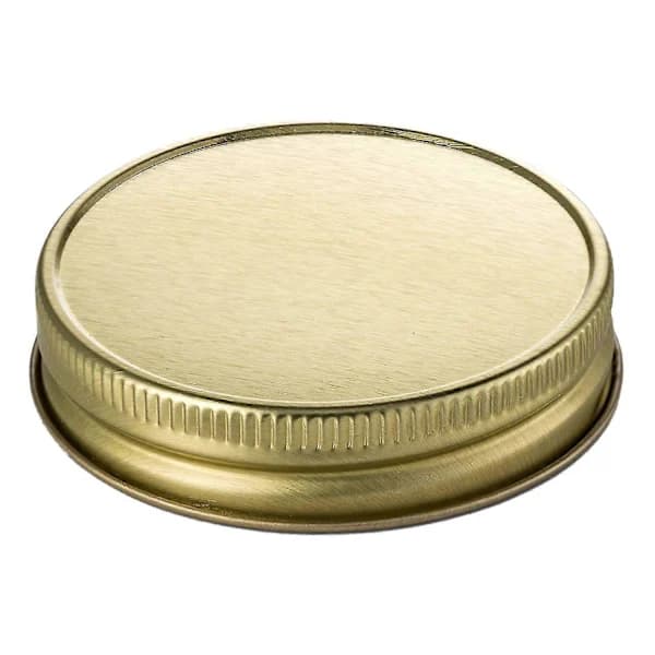 {PL}24-pack Masonburklock Regular Mouth Läcksäkra Säkra Mason Solida Lock (guld)