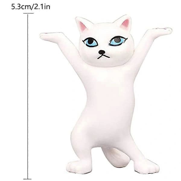 5 STK Kat Sarg Dans Den Dansende Kat, Hæver Hænderne Dansende Kat Model Ornament