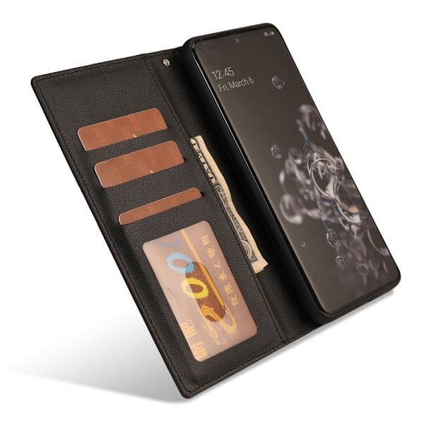 Samsung Galaxy S22 Ultra Skal 2-i-1 Läder Svart