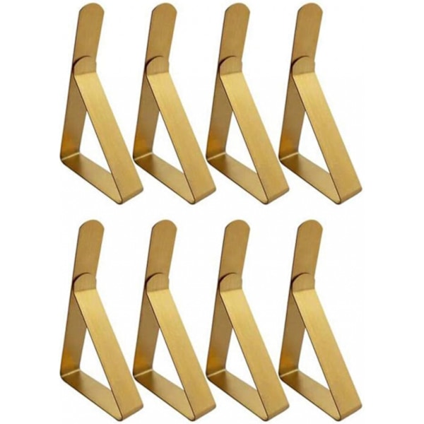 Dugklips 8 stk. Justerbare dugklips Rustfrit stål Bordholder Metal Dugklips til fiksering