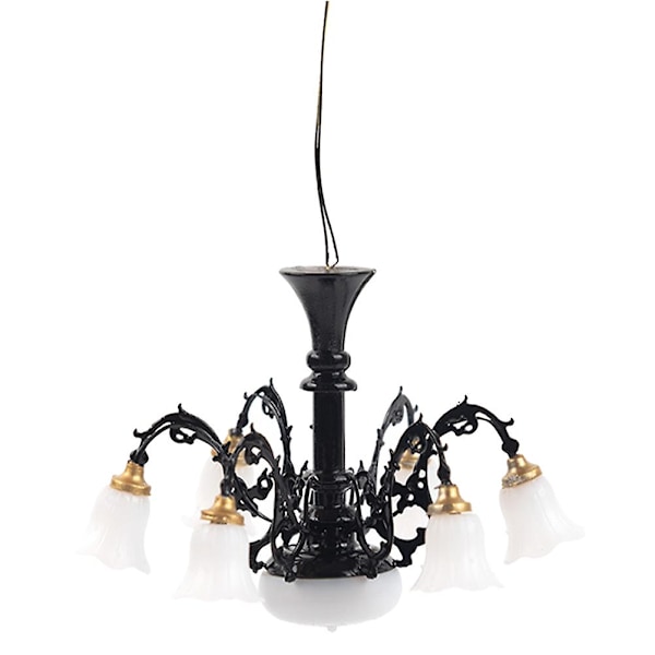 Miniatyr Taklampe Miniatyr Hus Lysekrone Ornament Anheng Mini Hus Lys