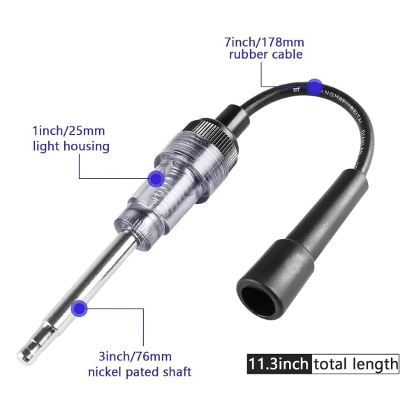 6 st Tändstifts Testare för Bil - Tändstifts Testare Motor Tändspole Testare, Tändstifts Testare