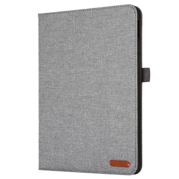 Apple iPad 10.9 2022 Foldbart etui kortholder stoftekstur - Grå