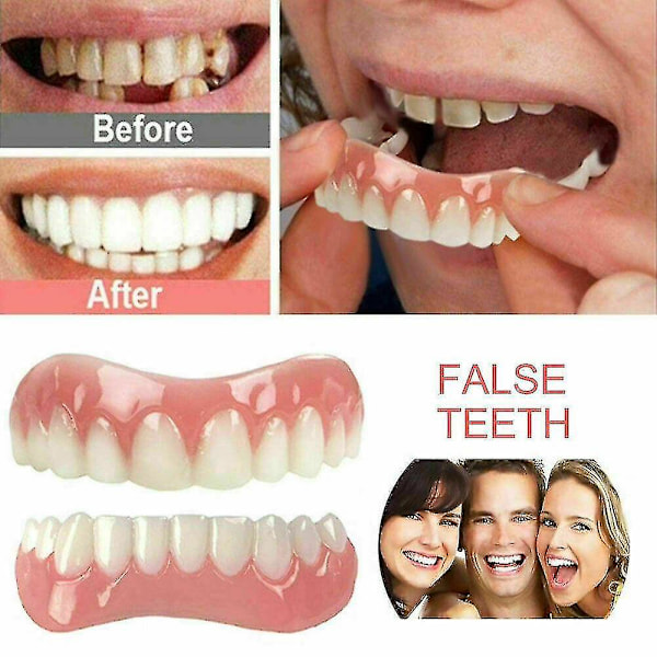 Falske tannfasetter Snap On Instant Smile Fasetter Kosmetiske tenner Proteser Dental-