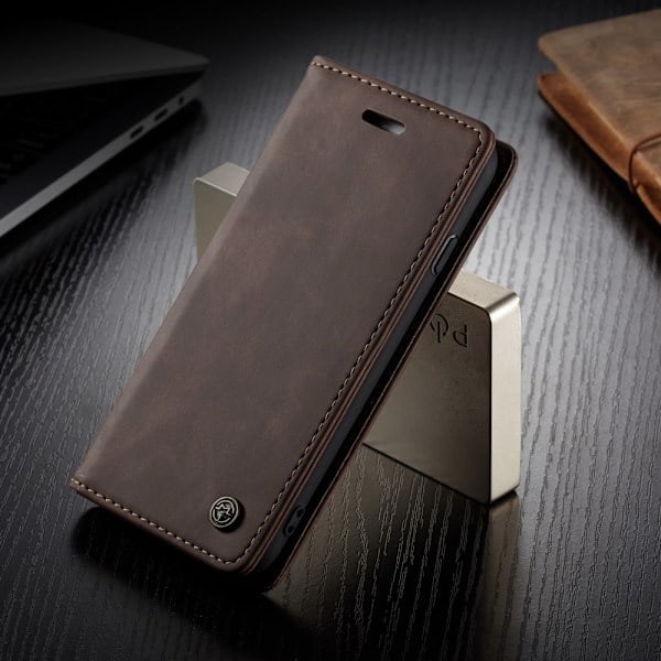iPhone 7/8/SE (2020/2022) - CASEME Retro Kotelo - Ruskea