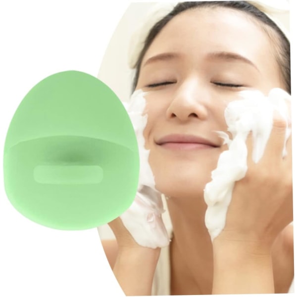 Silikon ansiktsrengöringsborste Massager Exfoliator Scrubber Manual