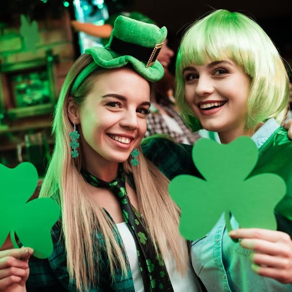 St. Patricks dag øredobber Shamrock øredobber