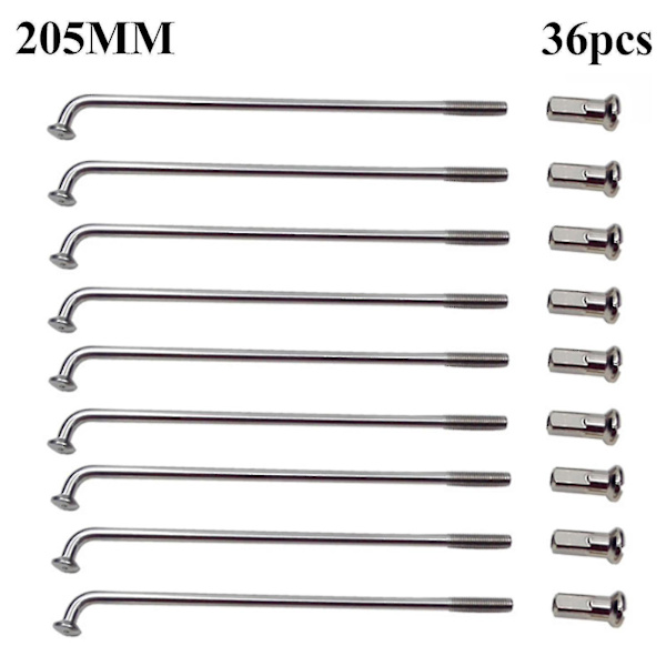 36 stk. sykkelspiler, langvarige, multifunksjonelle, lette terrengsykkelspiler for sykkel