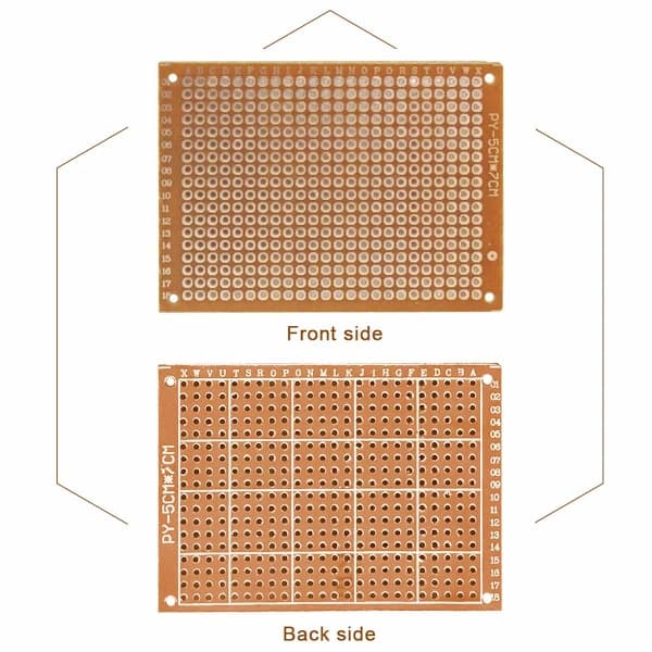 20 stk. PCB-kredsløbskort, Universal Matrix Bakelit-kredsløbskort【PL】