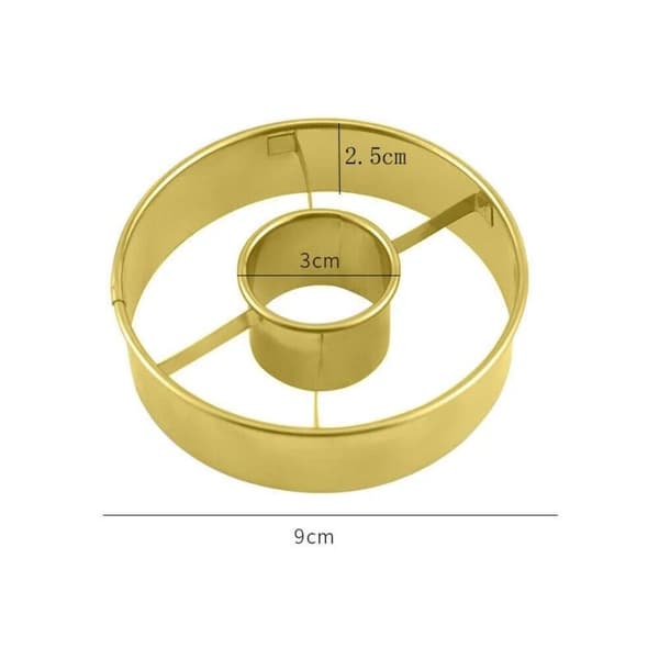 Muse Cirkel Kageform GULD