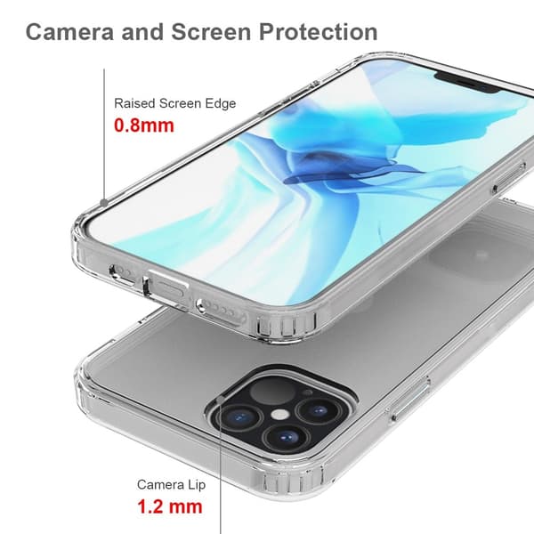 iPhone 12 / 12 Pro - Akryyli/TPU-kuori