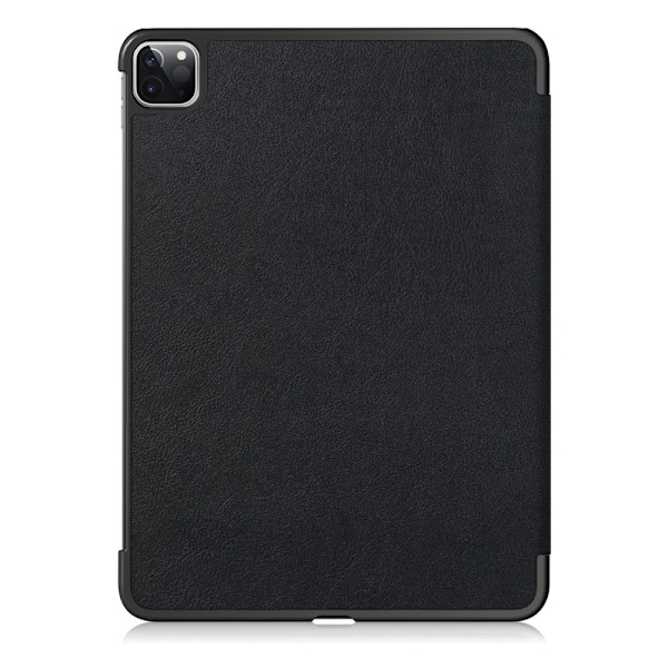 iPad Air 2025-2020 / Pro 11 Etui Tri-Fold Med Penholder Sort Sort