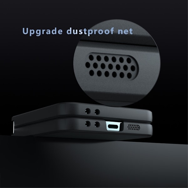 Samsung Galaxy Z Flip 6 Deksel MagSafe Hudfølelse Svart