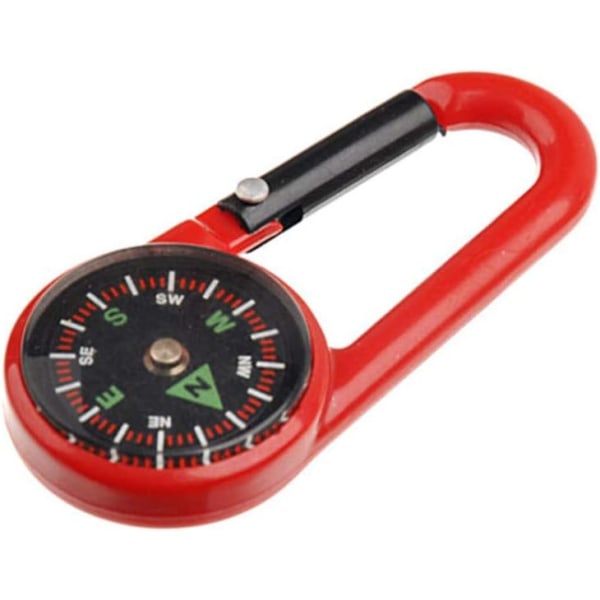 Kompass Nyckelring Kompass Karbinhake Mini Survival Compass Nyckelring