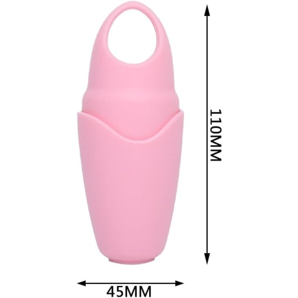 Isrulle för ansikte och ögon, Gua Sha-massage ansiktsroller Gua Sha-massageset Gua Sha-ansiktsverktyg för hudvård och avslappning (rosa)