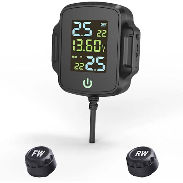 [PL] Motorcykel Däcktrycksövervakningssystem TPMS-detektor