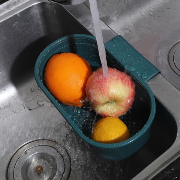 Grønnsaksvask Dreneringskurv MØRKBLÅ