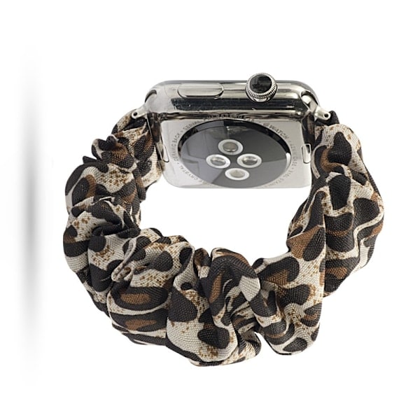 Scrunchie Leopard Armbånd Apple Watch 41/40/38 mm