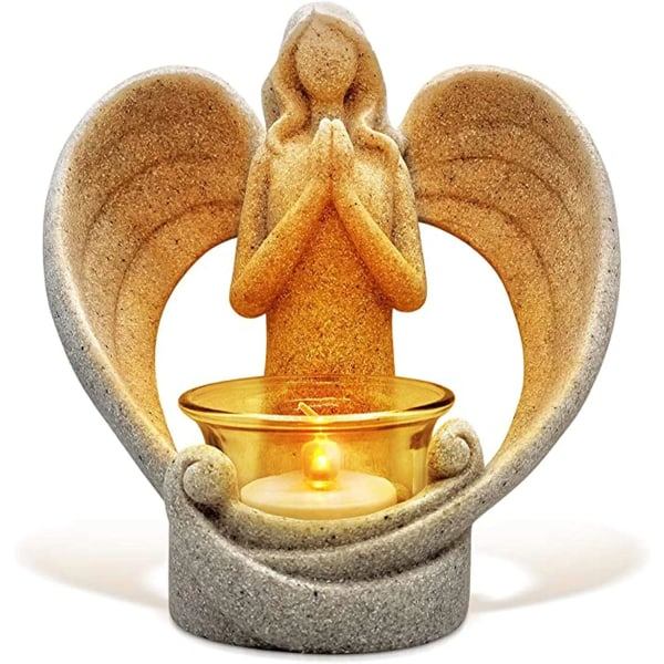 Engel Lysestage Ornament Engel Statue Varm Lysestage Engel