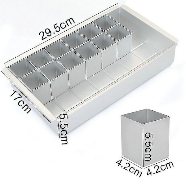 Bakverktyg i Aluminiumlegering, Flyttbar Digital Bokstavsform