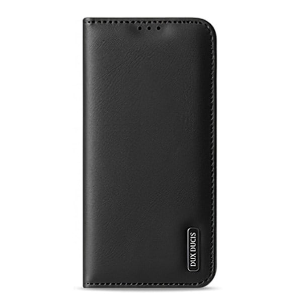 DUX DUCIS Samsung Galaxy S22 Ultra Skal HIVO Äkta Läder Svart